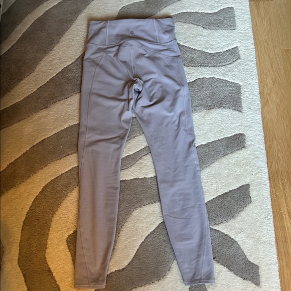 Athleta Light Gray Rainier Tights - Picture 3 of 4